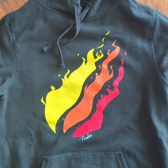 Original Hoodie with Preston's "Fire Logo" - YouTuber PrestonPlayz - Picture 2 of 7